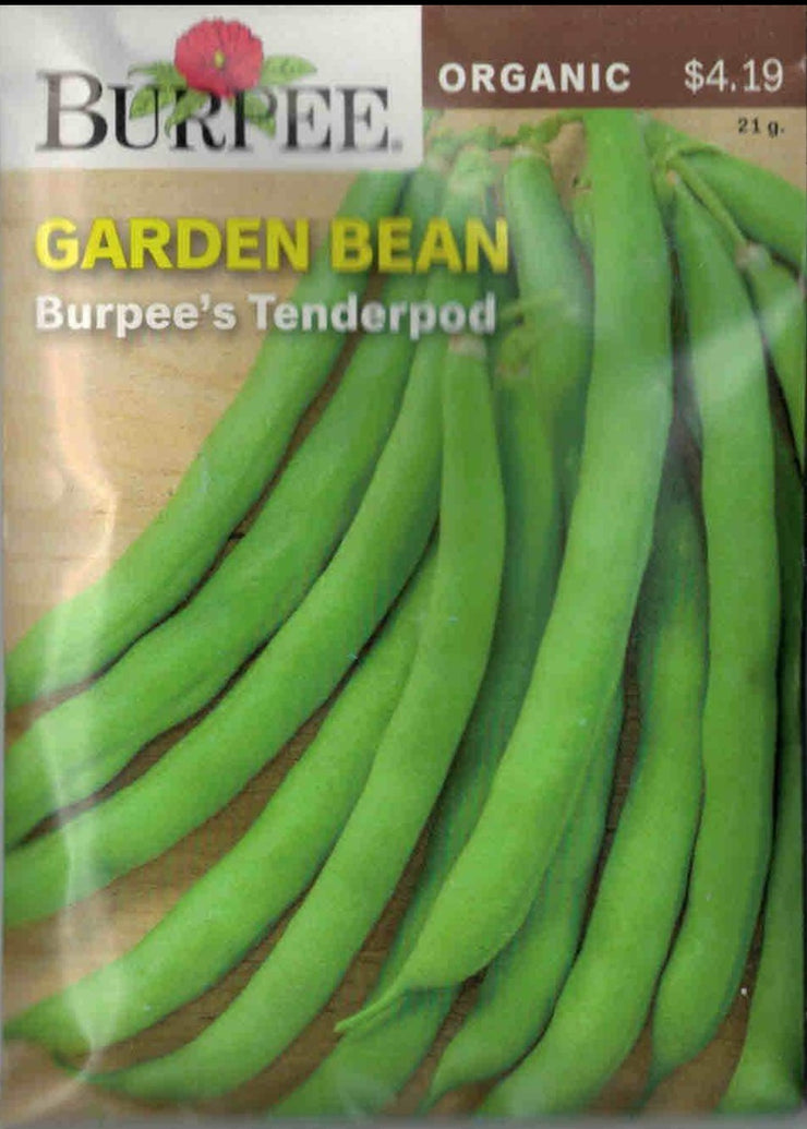ORGANIC GARDEN BEAN- Burpee's Tenderpod
